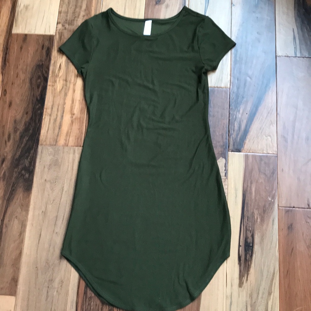 Army green dress